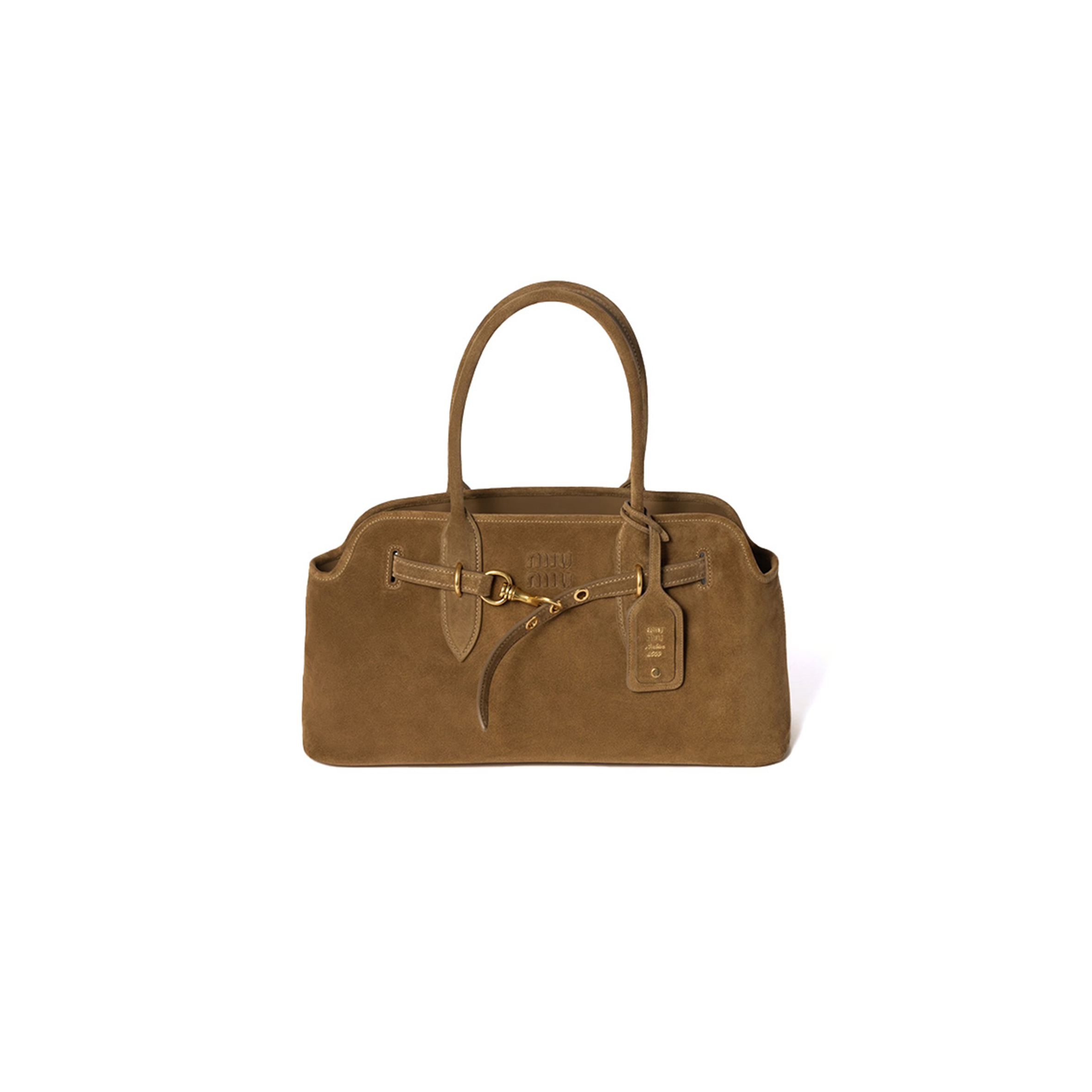 MIU MIU AVENTURE SUEDE BAG 5BG310 (44*22.5*14.5cm)